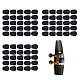 CHGCRAFT 120Pcs 3 Style Mouthpiece Cushion Silicone Mouthpiece Patches Thick Rubber Patches Pads for Saxophone Clarinet AJEW-CA0002-98-2