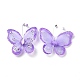 Accesorios de disfraz de gasa con polvo de purpurina de mariposa DIY-WH0308-126B-2