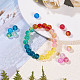 PandaHall Elite 15 Color Crackle Glass Beads CCG-PH0003-03-2