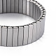 Stainless Steel Rectangle Stackable Stretch Bracelet BJEW-N017-029P-2