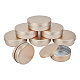 Элитные круглые алюминиевые жестяные банки pandahall CON-PH0001-58KCG-1