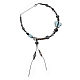 Black Opaque Acrylic Beads OACR-G016-35A-4