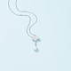 Ginkgo-Blatt mit runder Perlenkette für Mädchen und Frauen NJEW-BB44420-A-3