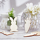 Gorgecraft 36Pcs 3 Style Carrot & Rabbit & Egg Cutout Unfinished Wooden Ornaments DIY-GF0005-92-5