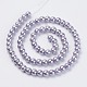Eco-Friendly Dyed Glass Pearl Beads Strands HY-A008-6mm-RB048-2