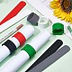 NBEADS 10 Pcs 5 Colors Silicone Covered Metal Strips BJEW-NB0001-04-7