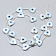 Natural White Shell Mother of Pearl Shell Beads SSHEL-N036-013-2