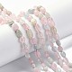 Chapelets de perles en morganite naturelle G-L550A-08-4