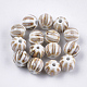 Perles en porcelaine manuelles PORC-S498-24E-1