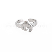 304 Stainless Steel 12 Constellations/Zodiac Signs Open Cuff Ring for Women RJEW-S405-156P-K