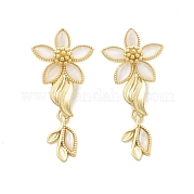 Застежки-защелки из латуни и кошачьего глаза KK-C075-23G