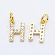 Латунь микро проложит класс Aaa кубического циркония подвески ZIRC-P067-11G-H-NR