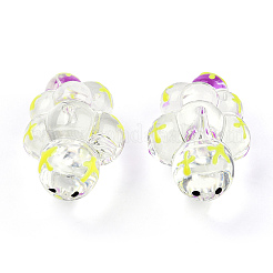 Прозрачные акриловые бусины&nbsp;ACRC-T012-01-B02