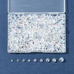 350шт 5 стиля прозрачные акриловые бусины&nbsp;MACR-FS0001-91