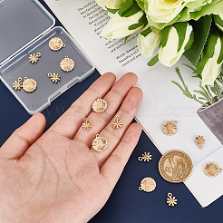 16шт 2 стильные латунные подвески&nbsp;KK-AR0002-43