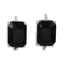 Стеклянные серьги-гвоздики k9 GLAA-N038-50