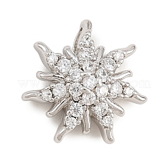 Pendentifs avec zircon cubiques à micro-pavés en laiton&nbsp;RB-CBAB488-04P-02