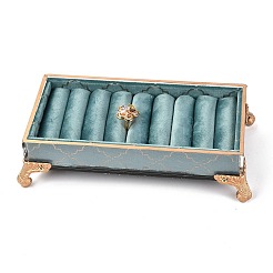 Стенд для демонстрации украшений из фланелеты и деревянного прямоугольника&nbsp;LS-ODIS-A010-13