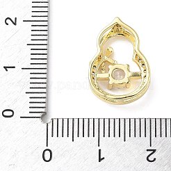 Ottone micro spianare pendenti zirconi&nbsp;KK-D357-17A-G
