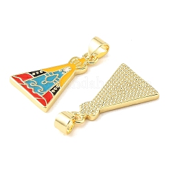 Messing Emaille-Anhänger&nbsp;KK-CBA6938-03G-03