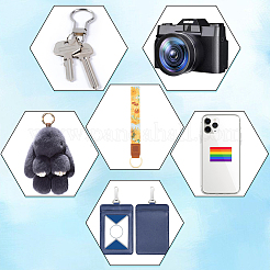 Брелок на запястье из полиэфирной ленты с принтом&nbsp;KEYC-BC0001-03A