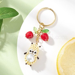 Стеклянные брелки в виде хомяка&nbsp;KEYC-MZ00055-02