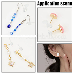 10 шт. акриловые и силиконовые ушные гайки&nbsp;SACR-YW0001-97