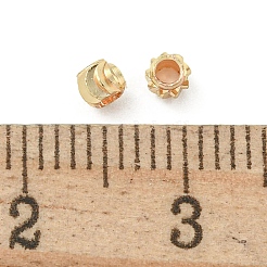 Латунные бусины с реечным покрытием&nbsp;KK-T071-07G-02A