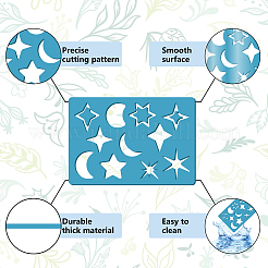 Акриловая серьга ручной работы шаблон&nbsp;DIY-WH0359-031