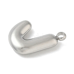 Pendentifs initiaux en acier inoxydable 304&nbsp;STAS-S186-12J-P