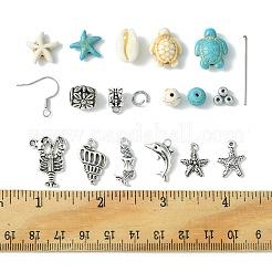 Набор для изготовления серег на тему океана своими руками&nbsp;DIY-FS0005-54