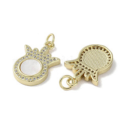 Латунные микро проложить кубического циркония подвески&nbsp;KK-G485-30A-G