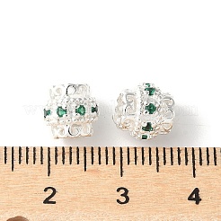 Латунные микро проложить Цирконий Европейский бисером&nbsp;KK-U067-08S-02