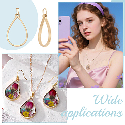 10 шт. подвески из нержавеющей стали 304 с открытой задней частью&nbsp;HJEW-UN00105