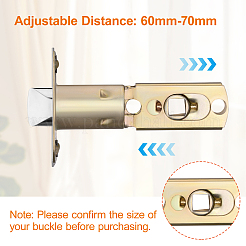 Kit de reemplazo de pestillo de puerta de acero inoxidable con placas de impacto y tornillos&nbsp;FIND-WH0111-908