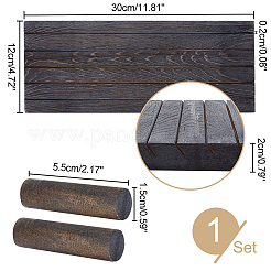 Деревянные выставочные витрины серьги&nbsp;EDIS-WH0021-36A