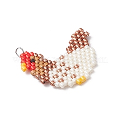 Подвески из стеклянного бисера ручной работы&nbsp;PALLOY-MZ00748-01