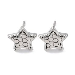 Латунь серьги&nbsp;EJEW-D288-14P