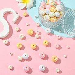 250 г УФ-покрытие радужные переливающиеся непрозрачные акриловые бусины&nbsp;PACR-CJ0001-38C