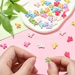 50шт 10 цвета окрашенные распылением бусины из сплава&nbsp;FIND-CJ0003-18