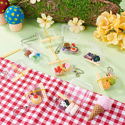 10 caja de comida rápida de plástico en miniatura.&nbsp;DOLL-TA0001-04