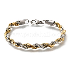 Браслеты-цепочки из нержавеющей стали 304 для женщин&nbsp;BJEW-C091-03B-GP