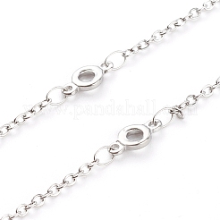 Ensembles de chaînes de lunettes à maillons en acier inoxydable 304&nbsp;AJEW-EH00333