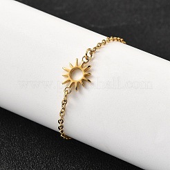 Браслеты Sun Link из нержавеющей стали 304&nbsp;BJEW-D308-01G