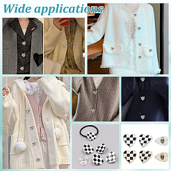 Пластиковые эмалированные пуговицы&nbsp;BUTT-NB0002-17B