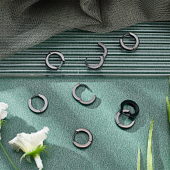 4 пара массивных серег-колец Huggie Hoop из нержавеющей стали 304&nbsp;EJEW-UN0001-87