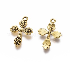 Alliage de style tibétain pendentifs gothiques&nbsp;GLF0175Y