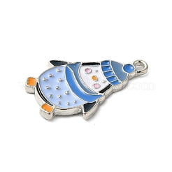 Anhänger aus Emaille mit Wintermotiv&nbsp;ENAM-M002-04L-P
