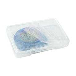 14 шт. 7 стиля ионного покрытия (IP) 201 филигранные подвески из нержавеющей стали&nbsp;FIND-FS0002-75