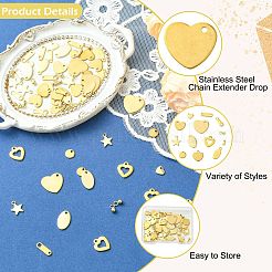 70 шт. 14 стиля 201 и 304 удлинитель цепи капля&nbsp;STAS-CJ0003-17